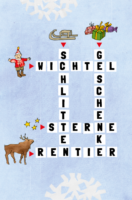 Lösung Rätsel-Adventskalender 8. Dezember