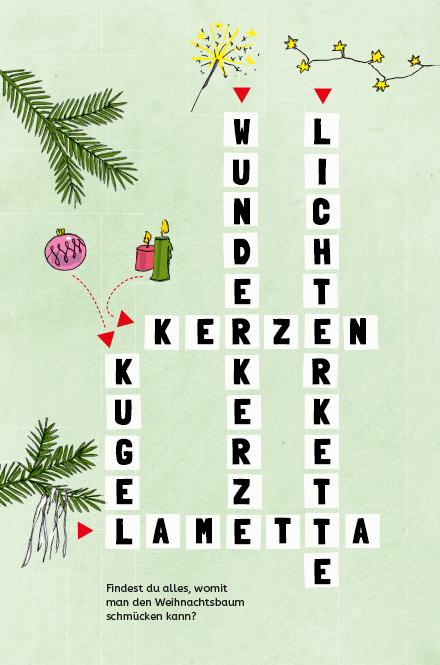 Lösung Rätsel-Adventskalender 11. Dezember